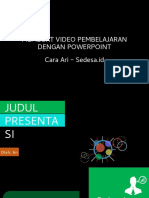 Cara Membuat Video Pembelajaran Dengan PowerPoint