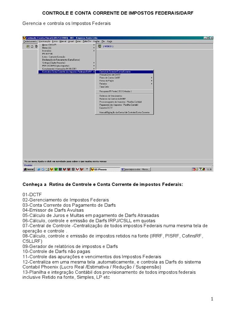 Man Darf | PDF | Contabilidade | Impostos