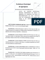 Decreto N° 2 404 - Reclassificação para Fase Vermelha 05 de Março de 2021