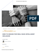 To Design For Real Race Intelligent Inclusion
