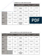 Jadual Bertugas Guru 2023