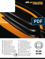 McCulloch CS 380 Chainsaw PDF