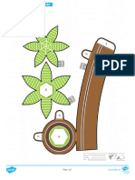 Spike Printable Potted Cactus