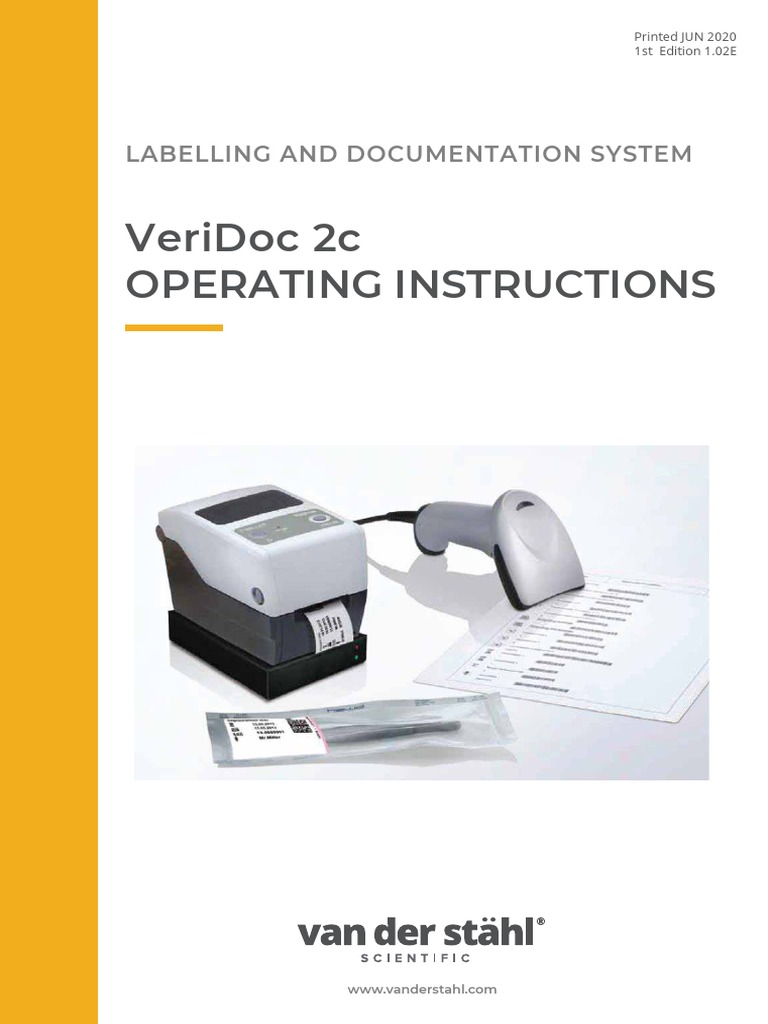 VeriDoc 2C Operating Instructions | PDF | Mains Electricity | Ac Power ...