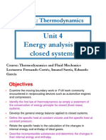 Unit 3 (Energy Analysis of Closed Systems)