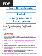 Unit 3 (Energy Analysis of Closed Systems)