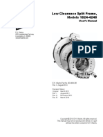 LCSF Low Clearance Split Frame User Manual For Models 1824 4248