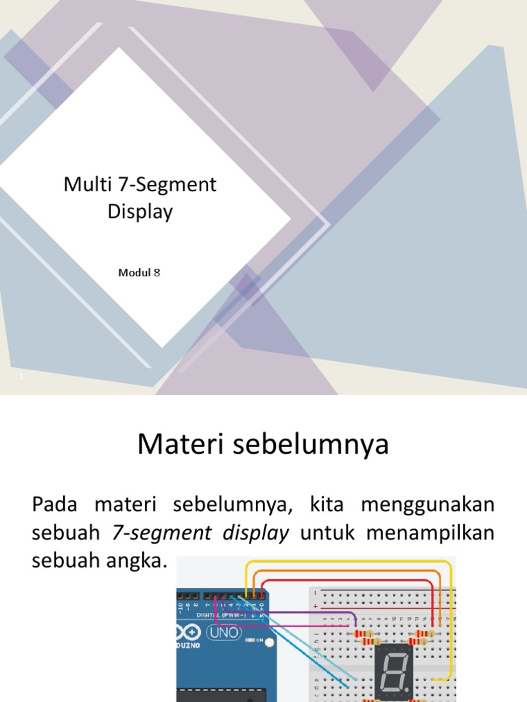 modul 8 - Multi Seven Segment display | PDF