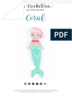 Sirena Coral (Leticia Delgado - La Crochetería)