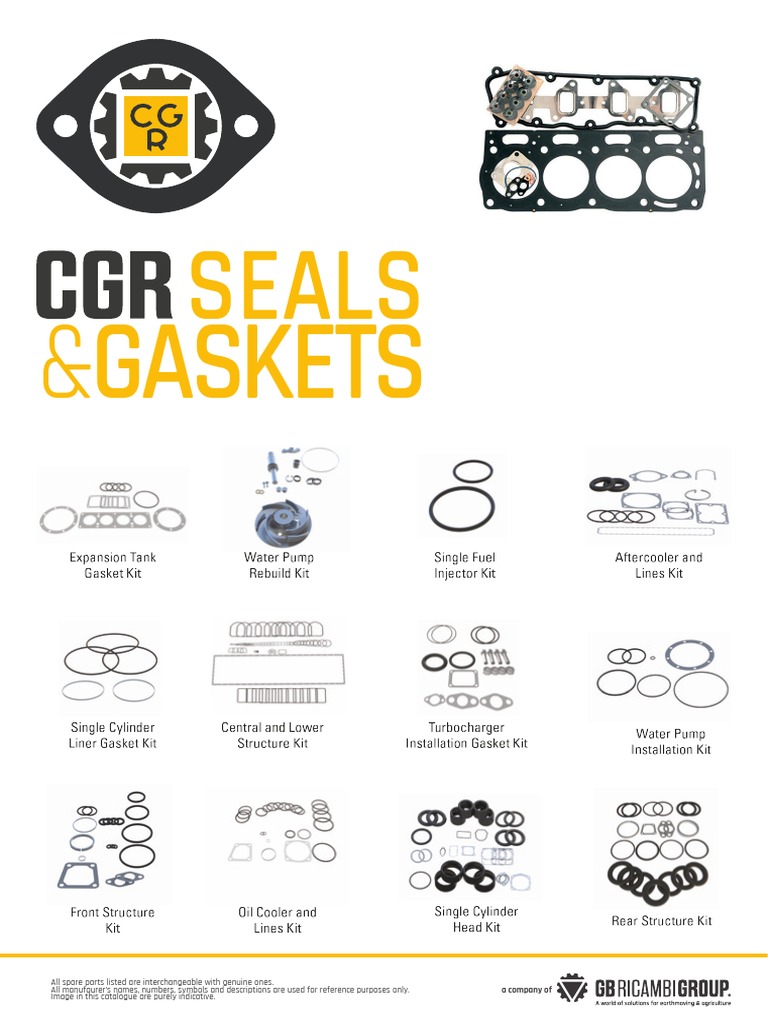 Gaskets Seals PDF Fuel Injection Cylinder (Engine)
