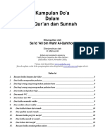 Kumpulan Doa Dalam Al Quran Dan Sunnah S PDF
