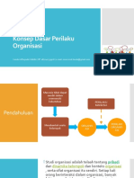 Konsep Dasar Perilaku Organisasi