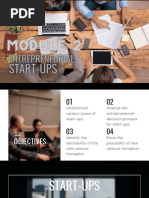 Module 2 - Entrepreneurial Start-Ups