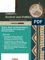 Ucsp Nature, Goals, and Perspectives in Antropology Sociology and Political Science