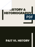 History and Historiography1