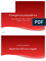 emergências em psiquiatria