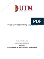 Project 2 of Programming Engineering