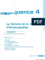 Sequence 4 La Femme Et Le Desir D'émancipation