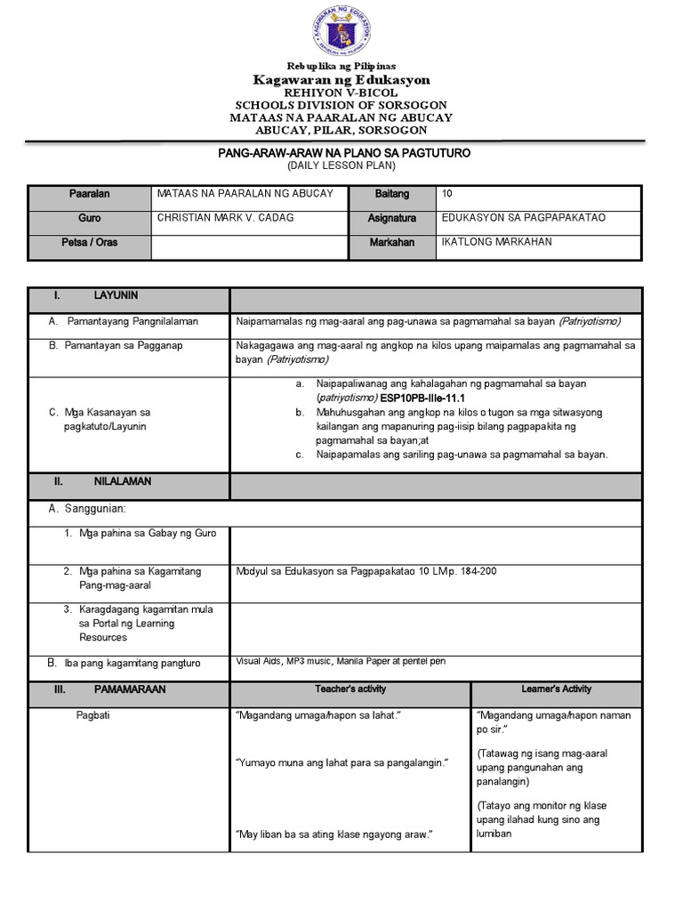 EsP 10 - DLP | PDF