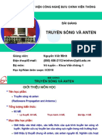 TRUYỀN SÓNG VÀ ANTEN HỌC VIỆN CÔNG NGHỆ BƢU CHÍNH VIỄN THÔNG BÀI GIẢNG PDF