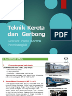 Dahlan ITL Teknik Kereta Dan Gerbong - Genset Pada Kereta Pembangkit