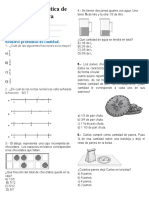 PRUEBA DE DIAGNOSTICO 2023 Primer Grado