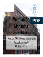 Ventilación Ventilación Mecánica Mecánica Mecánica Mecánica: Generalidades Generalidades