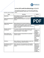 ACR LFG Methodology Summary of Changes v2.0 July 2022