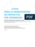 Instructivo monetización ANR proyectos preaprobados FONDEP