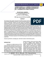 Effectiveness of Chemicooking As A Gamified Intervention in Nomenclature of Compounds Learning Experiences of Grade 11 Students