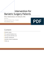 Nutrition Intervention For Bariatric Surgery Patients PDF