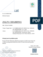 Certificate Zalfa Shabrina