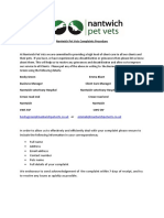 Nantwich Pet Vets Complaints Procedure