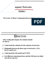 Overview of Computer Networks and Data Communication