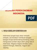 Bab I Sejarah Ekonomi Indonesia