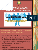 KONSEP DASAR PERILAKU ORGANISASI