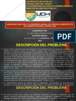 Habilidades directivas y desempeño laboral administrativos Gobierno Regional Huánuco