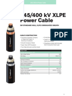 High Voltage 345 400kV XLPE Power Cable