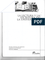 Narvaja de Arnoux, Di Stefano, Pereira - La Lectura y La Escritura en La Universidad