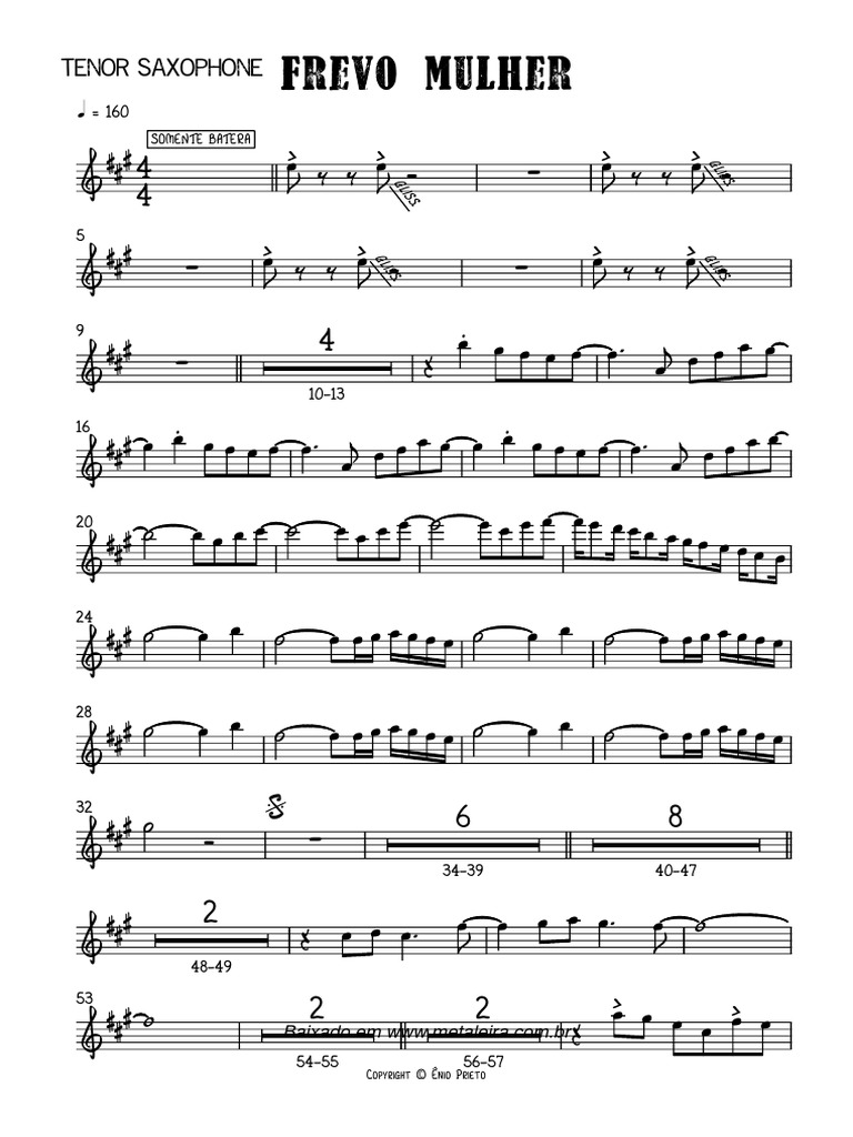 Zé RamalhoFrêvo MulherSax PDF PDF