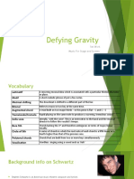 Defying Gravity Power-Point Presentation