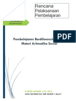 RPP Berdiferensiasi Matematika Kelas 7