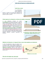 Medición de Distancias Horizontales