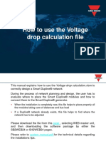 Voltage Drop Calculation File - Manual