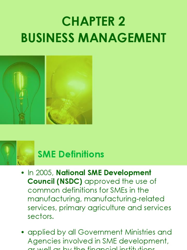 Understanding SME Definitions and Structures | PDF | Small And Medium ...