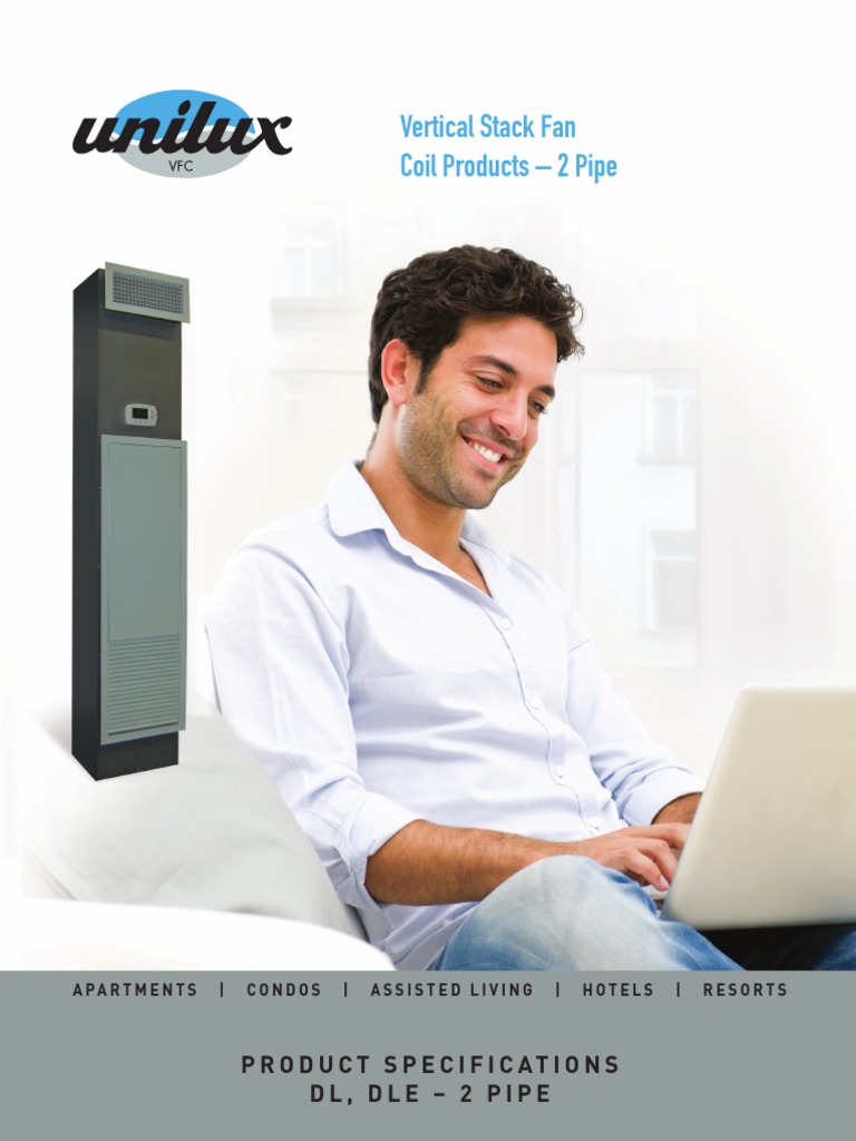 Fan Coil Unit - Small Profile - Unilux-2Pipe | PDF | Valve | Pipe