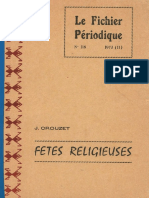 FDB N°118 - Fêtes Religieuses - J. Crouzet - 1973 - 114 Pages PDF