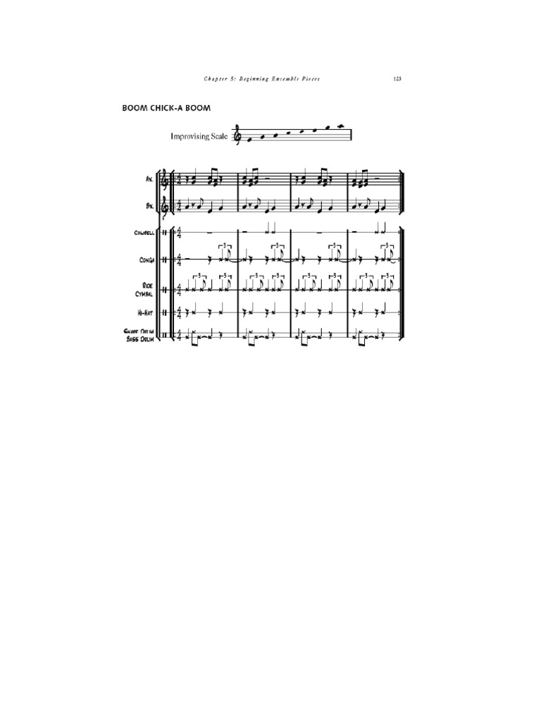Boom Chick A Boom | PDF