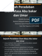 Sejarah Peradaban Islam Masa Abu Bakar Dan Umar