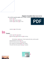 Prepositions of Time